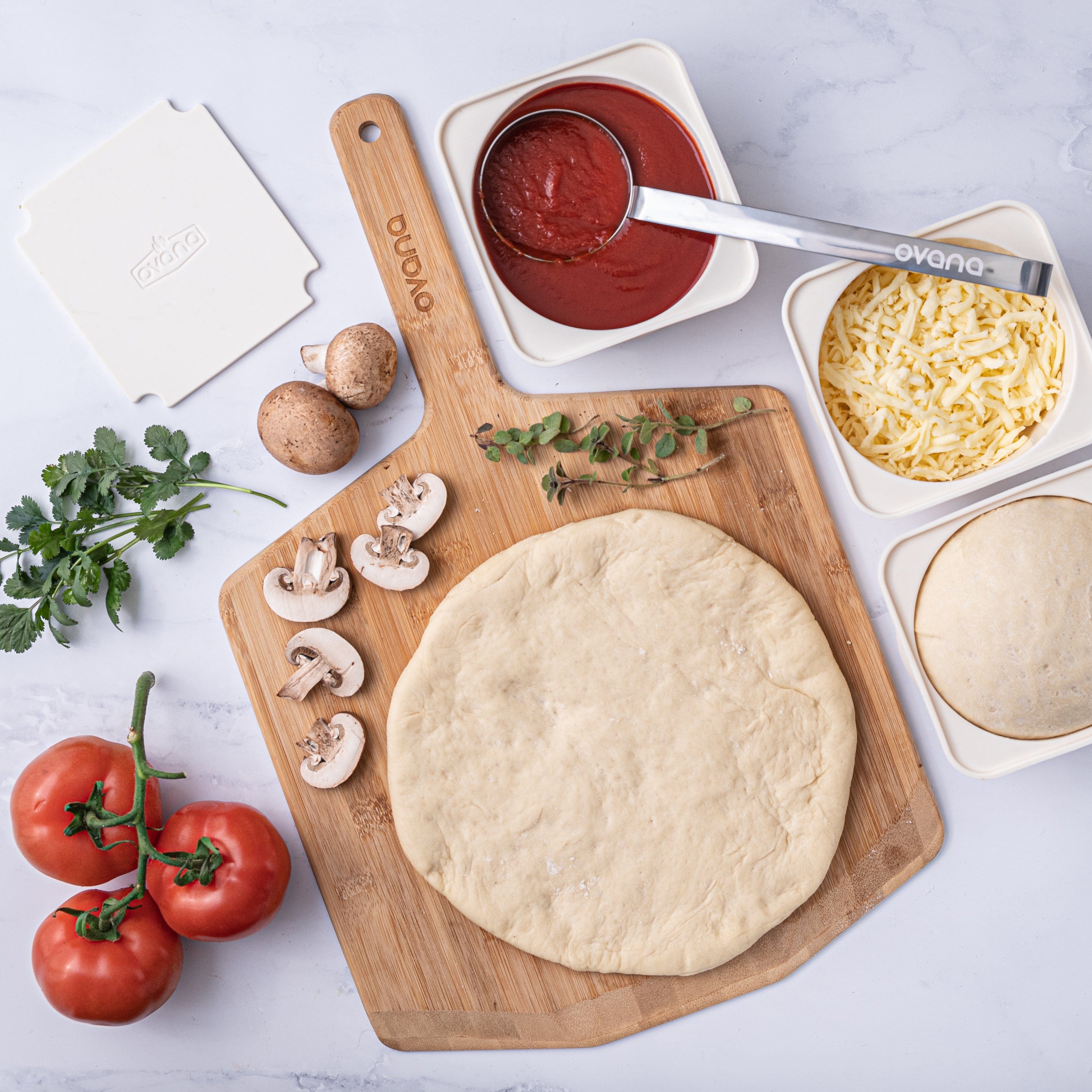 Premium Pizza Sauce Ladle - Stainless Steel Kitchen Tool for Spreading Sauce Evenly - Perfect for Homemade Pizza, Pasta, and Cooking Enthusiasts