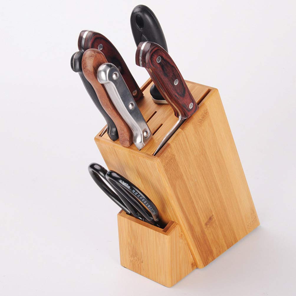 Premium Wooden Block Bamboo Dish Rack - Durable Kitchen Countertop Organizer for Plates, Bowls & Cutting Boards | Perfect for Small Spaces, Open Shelving & Minimalist Kitchens