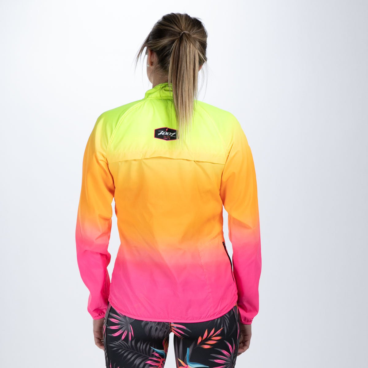 Women's Limited Run Jacket - Tropical Magic Print Lightweight Windbreaker for Running & Outdoor Activities | Perfect for Jogging, Hiking & Travel