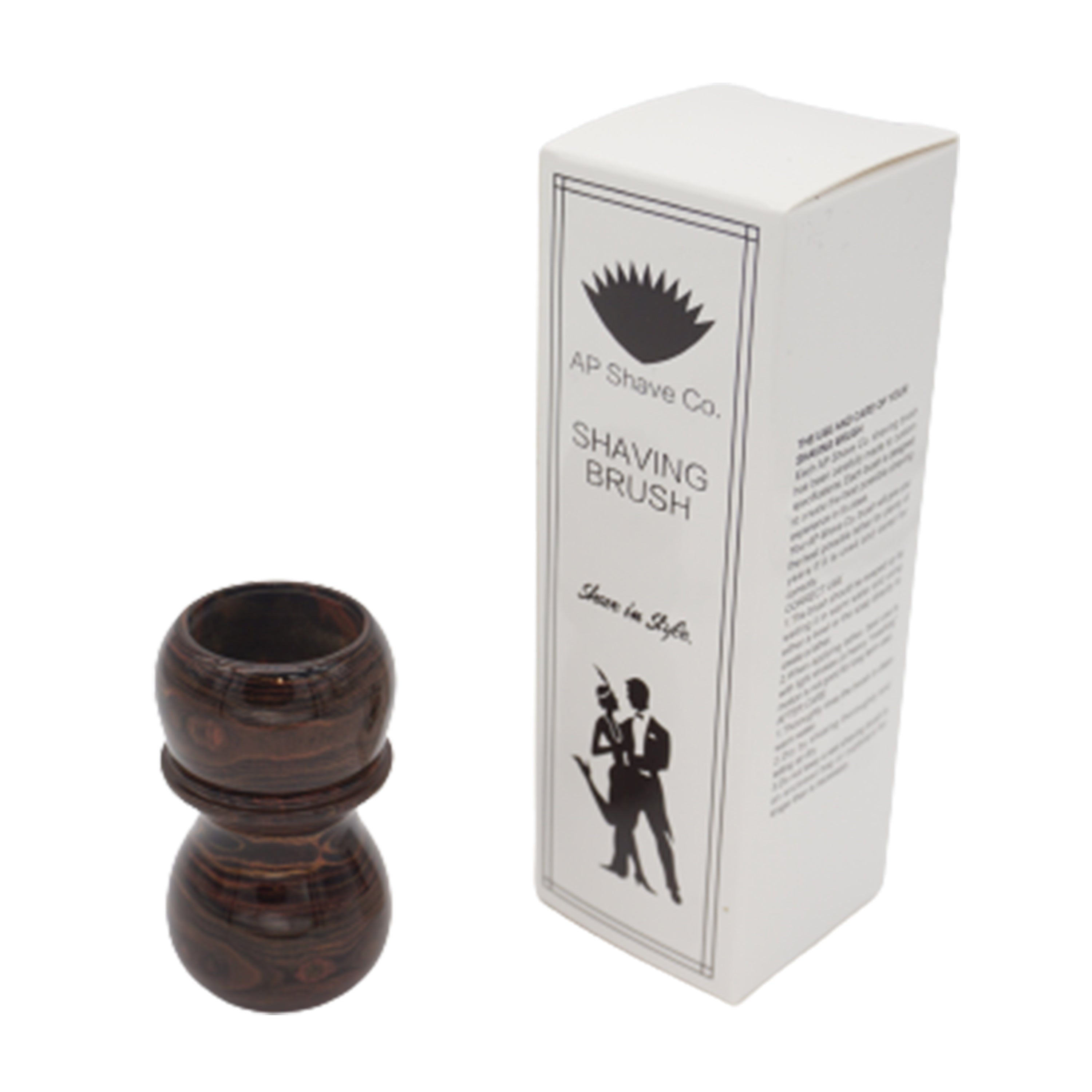 Premium Honey Ebonite Handcrafted Shaving Brush Handle - Fits 24mm & 26mm Knots - Perfect for Wet Shaving & Grooming Gifts for Men