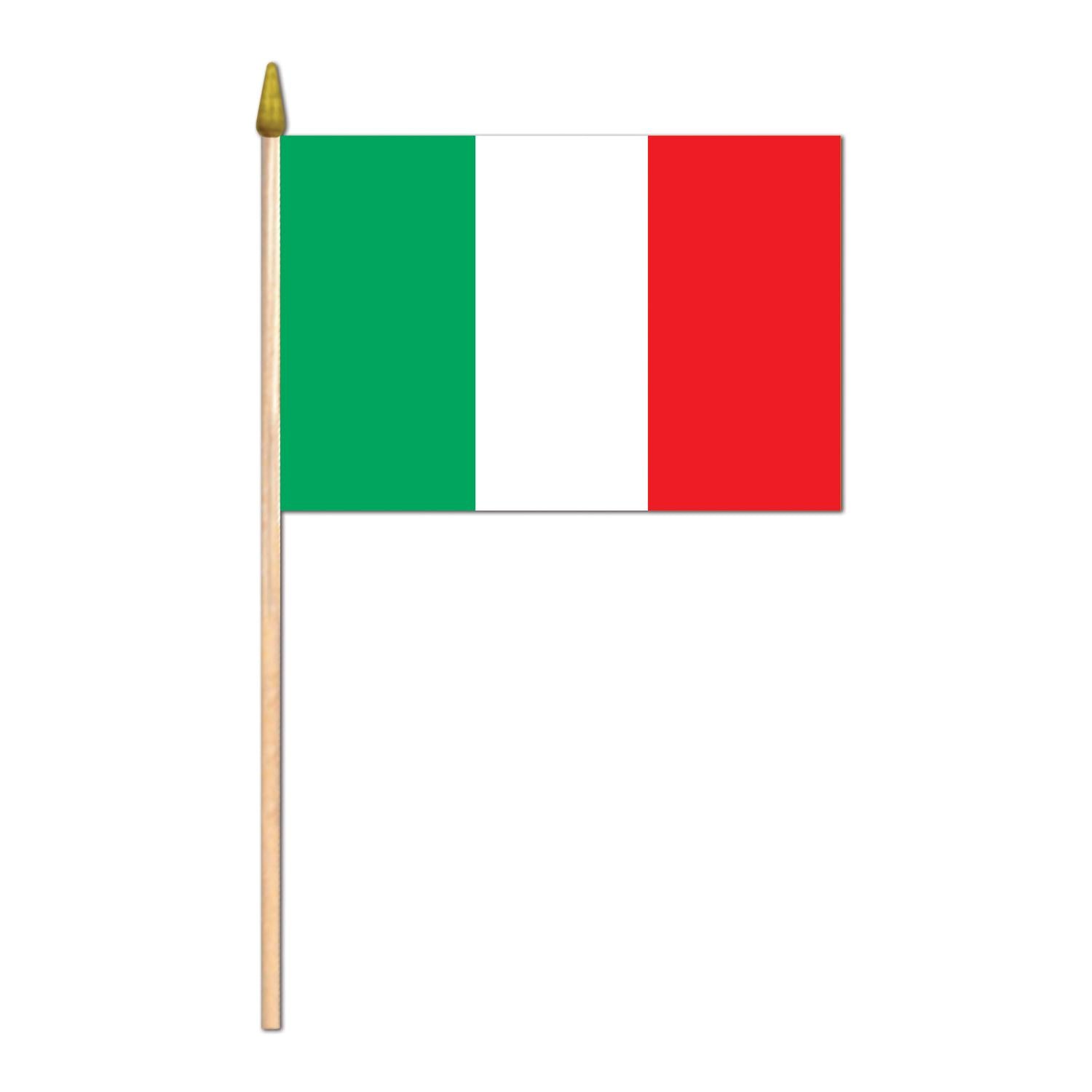 12 Pack Beistle Italian Flag Fabric - Premium Quality Decorative Flags for Parties, Events & Home Decor - Perfect for Italian Themed Celebrations, Festivals & National Holidays