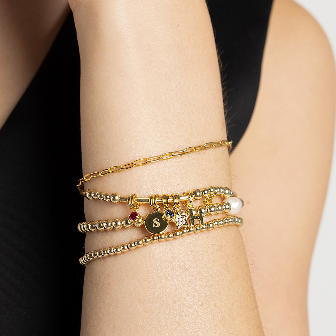 Lucky Star Charm Bracelet for Women - Elegant Adjustable Zodiac Jewelry Gift for Birthday, Anniversary & Everyday Wear - Perfect for Boho, Casual & Party Outfits