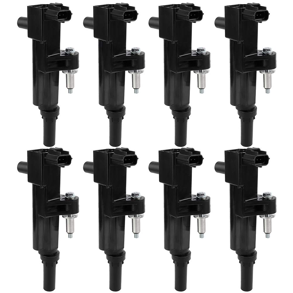 8 Pack Ignition Coil Set for 2008 Dodge Dakota 4.7L Engine - Direct Replacement UF601 OEM Spec - Improve Engine Performance & Fuel Efficiency for Off-Road & Daily Driving