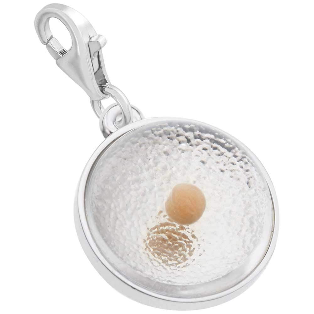Rembrandt Mustard Seed Charm with Lobster Clasp - Inspirational Jewelry for Necklaces, Bracelets & Gifts | Faith-Based Accessory for Daily Wear & Special Occasions