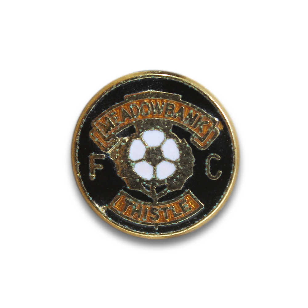 Meadowbank Thistle FC Pin Badge - Collectible Enamel Lapel Pin for Football Fans - Perfect for Jerseys, Hats, Bags & Fan Collections
