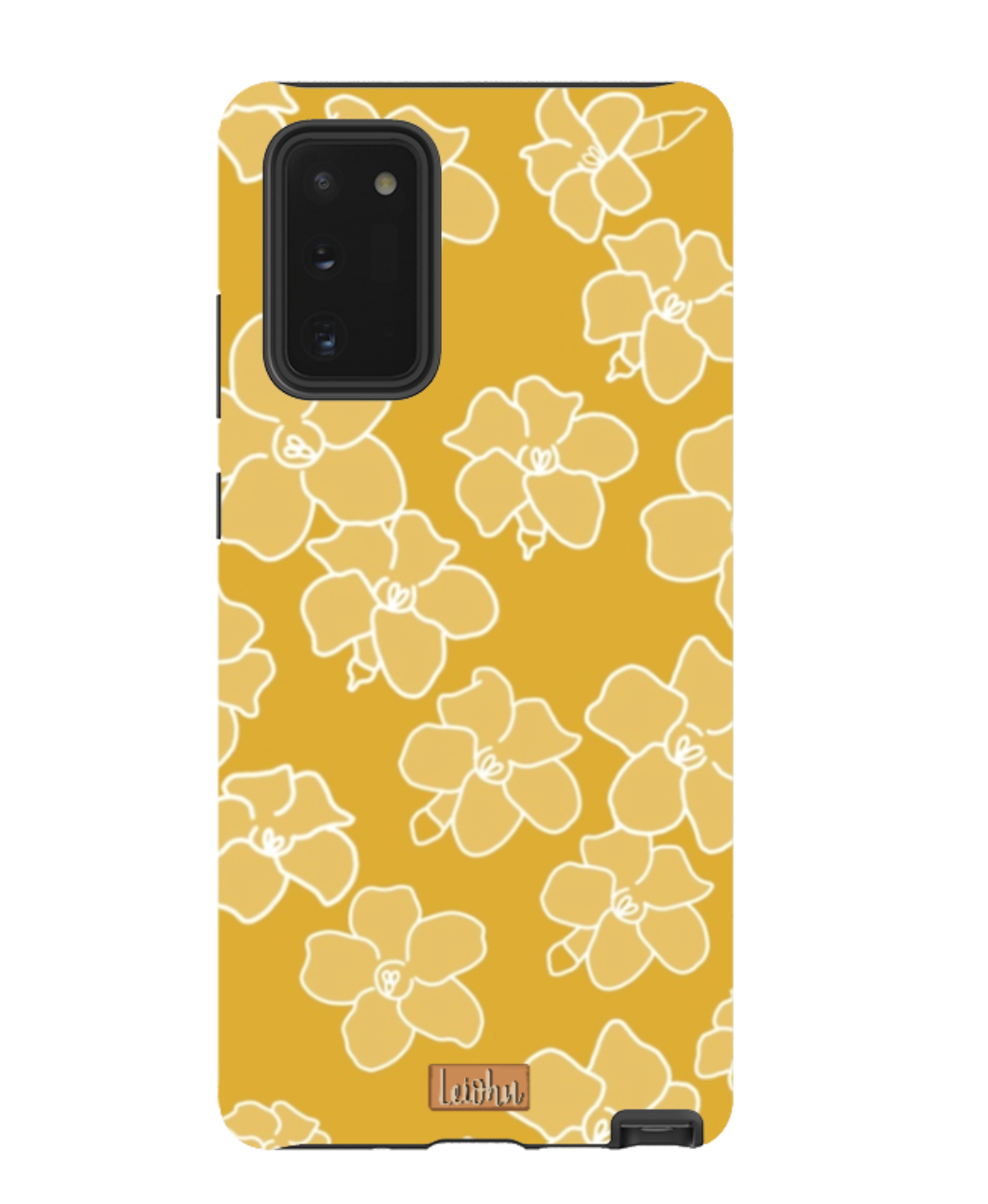 Samsung Galaxy Note 10 Case - Premium Puakenikeni Flower Design Phone Cover for Samsung Note 10/10+ - Perfect for Daily Use, Travel & Gift Giving
