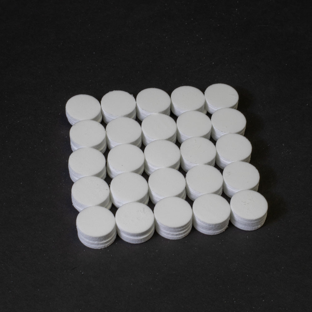 100-Pack 25 Gram RediSep® Cartridge Frits - Premium Laboratory Filter Frits for HPLC, SPE, and Sample Preparation | Ideal for Chemical Analysis & Research Labs