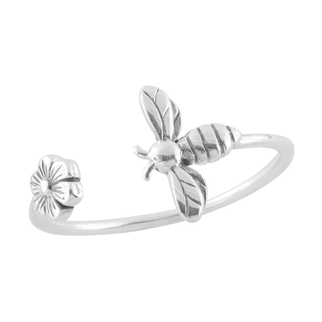 Meant To Bee Ring - Dainty Honey Bee Jewelry for Women, Cute Gold or Silver Bee Ring, Perfect Gift for Her - Ideal for Everyday Wear, Date Nights & Special Occasions