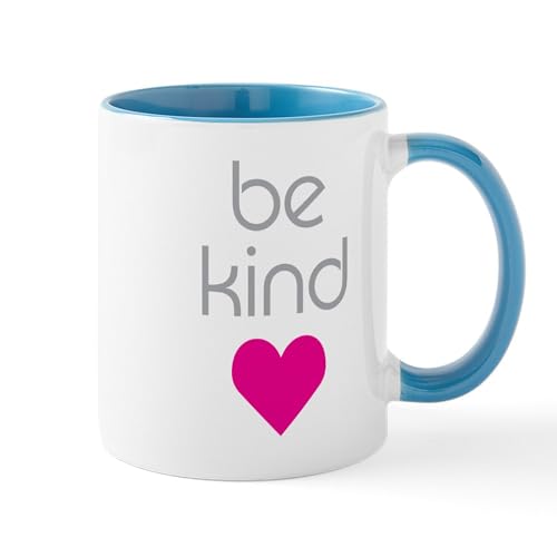 White/Blue Inside - Be Kind Mug