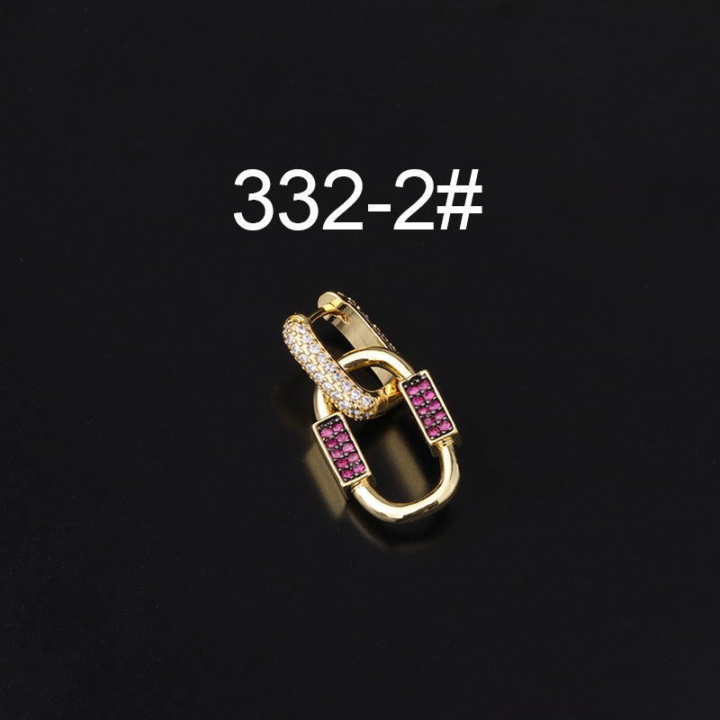 18K Gold Bohemian Chain Link Dangle Huggie Hoop Earrings for Women | Trendy Boho Chic Jewelry | Perfect for Parties, Weddings & Everyday Wear