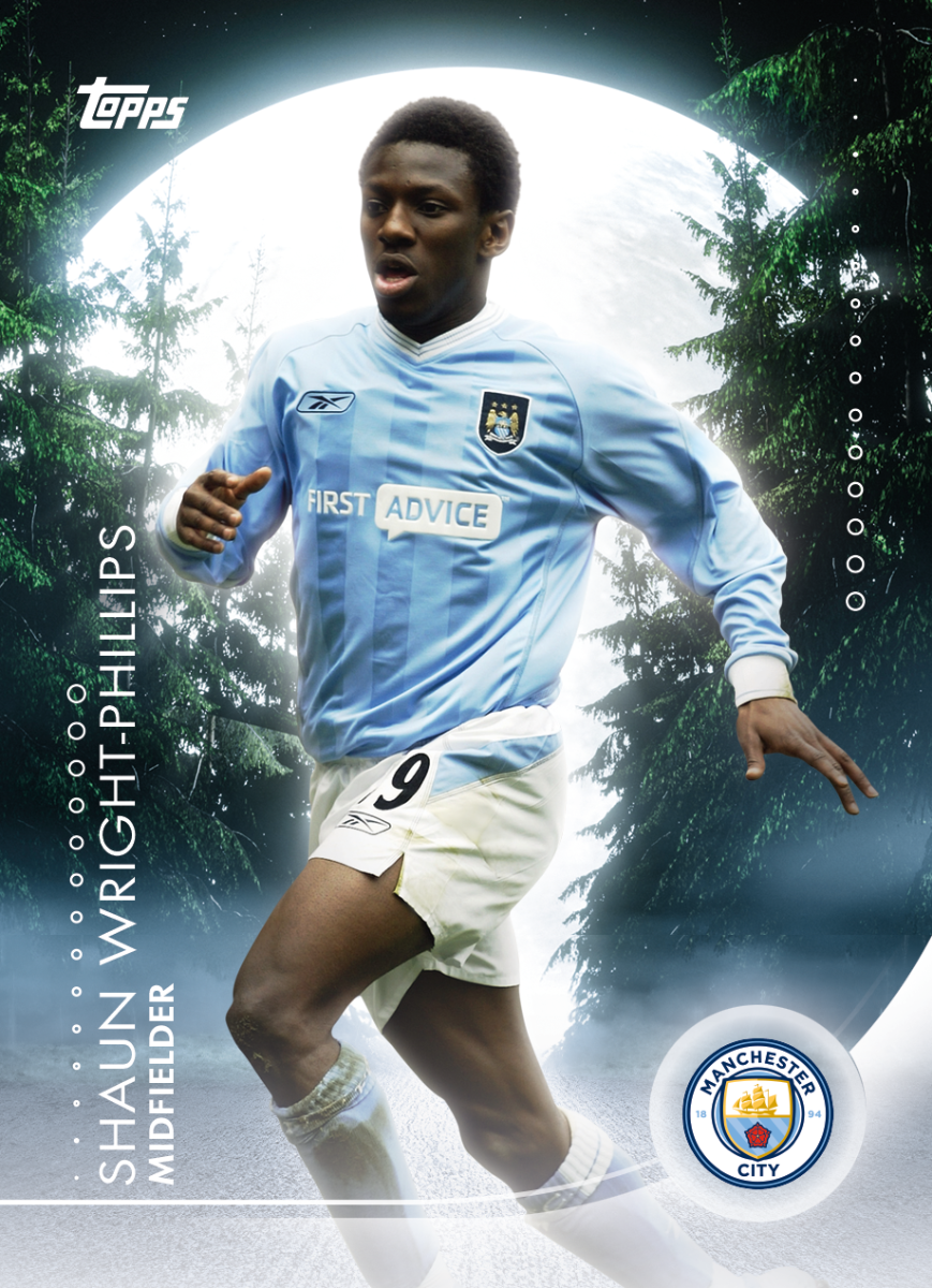 Topps Blue Moon Manchester City 2024/25 Hobby Box - Soccer Trading Cards Collection for Fans & Collectors - Perfect for Gifts, Display, and Investment