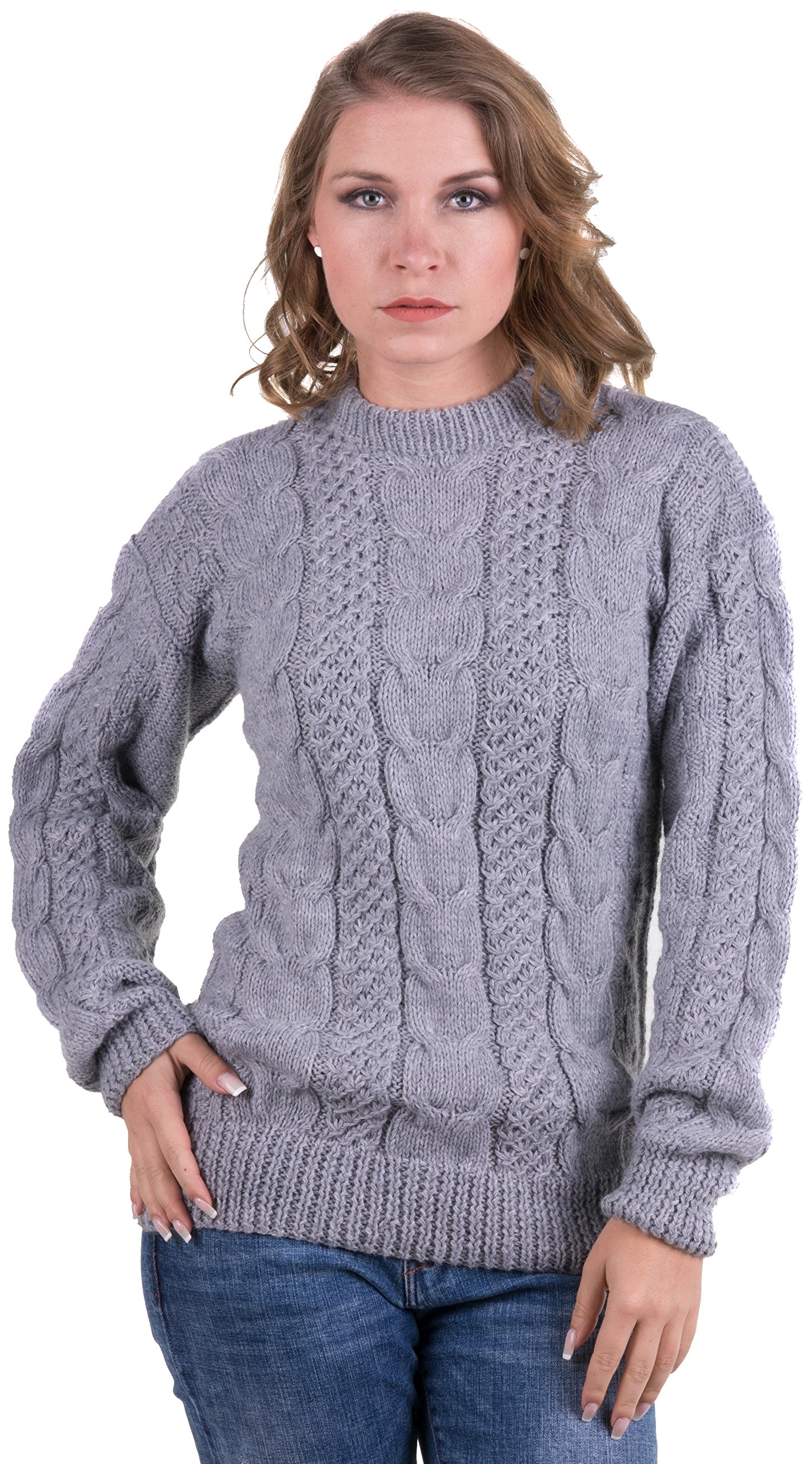 Premium Alpaca Wool Sweaters for Women - Soft & Lightweight Knit Pullover Tops - Perfect for Casual Wear, Office & Fall Fashion
