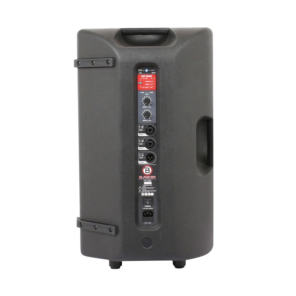 Blastking BLADE12A 12 Inch 1000W Active PA Speaker with DSP Processor - Perfect for Live Music, DJ Performances, and Outdoor Events