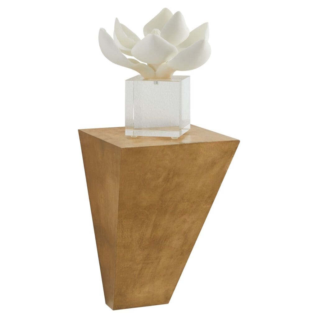 Cyan Design 11708 Doro Large Gold Leaf Wall Shelf - Elegant Decorative Shelf for Living Room, Bedroom, or Entryway Display