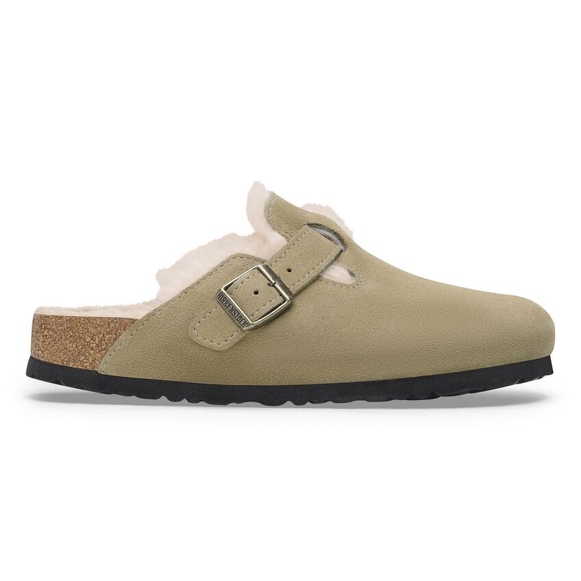 Birkenstock Boston Shearling Suede Leather Clogs - Comfortable Unisex House Shoes for Men & Women - Perfect for Indoor, Outdoor & Relaxation at Home