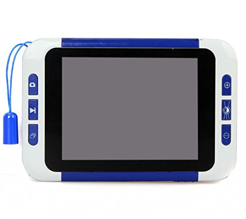 Portable 32X Digital Magnifying Glass for Low Vision - Electronic Magnifier for Reading, Crafts & Hobbies - Ideal for Elderly & Visually Impaired (Use at Home, Office, Travel)