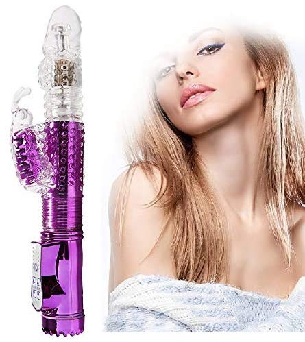 **USB Rechargeable 12-Speed Butterfly Vibrator for Women - Waterproof, Silent, Rotating Beads - Adult Intimate Massager for Solo or Couple Play - Perfect for Relaxation & Sensual Pleasure**