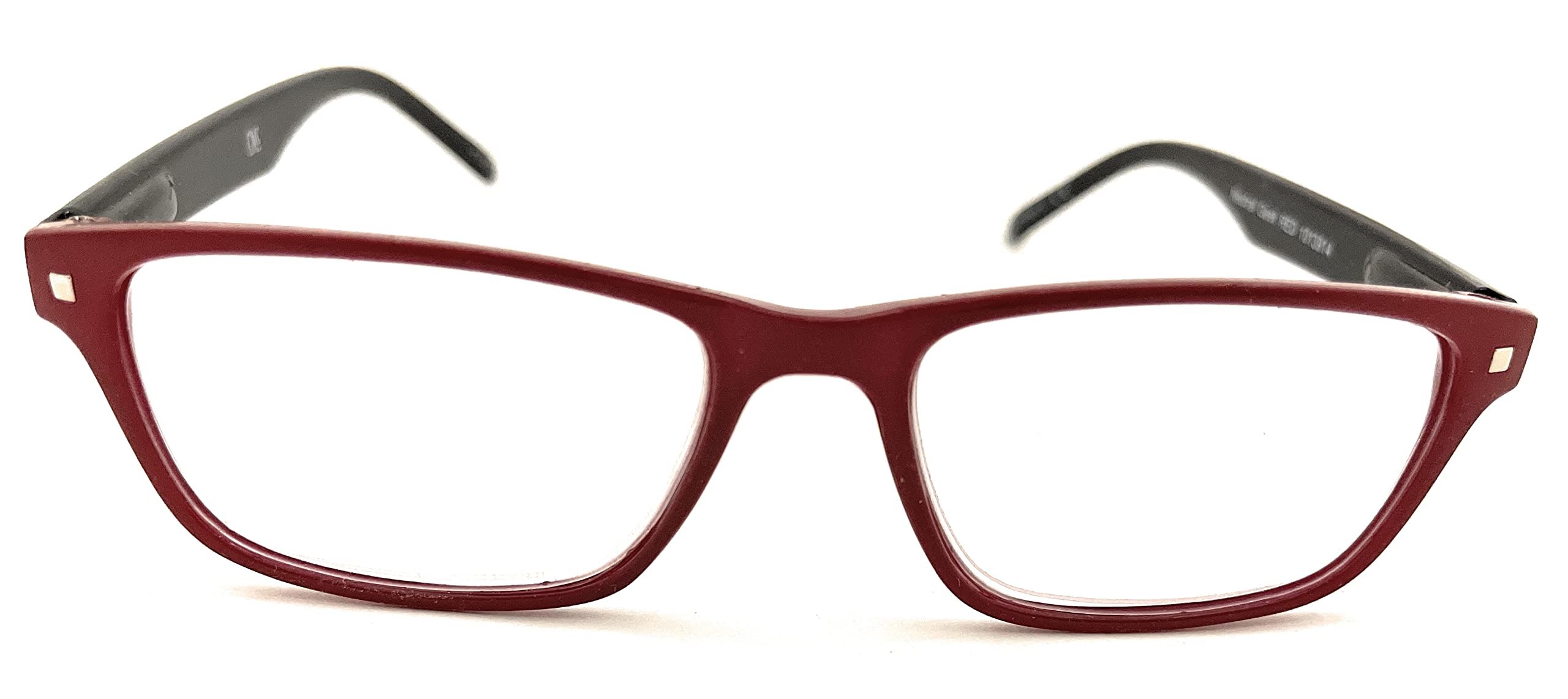 Stylish Burgundy +1.50 Reading Glasses for Men & Women - Lightweight Computer & Book Reading Glasses for Office, Home & Travel