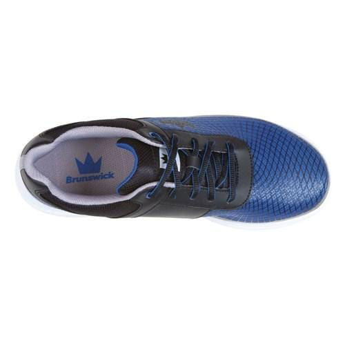 Brunswick Men's Frenzy Black Royal Bowling Shoes - Comfortable & Durable for League Play & Casual Bowling