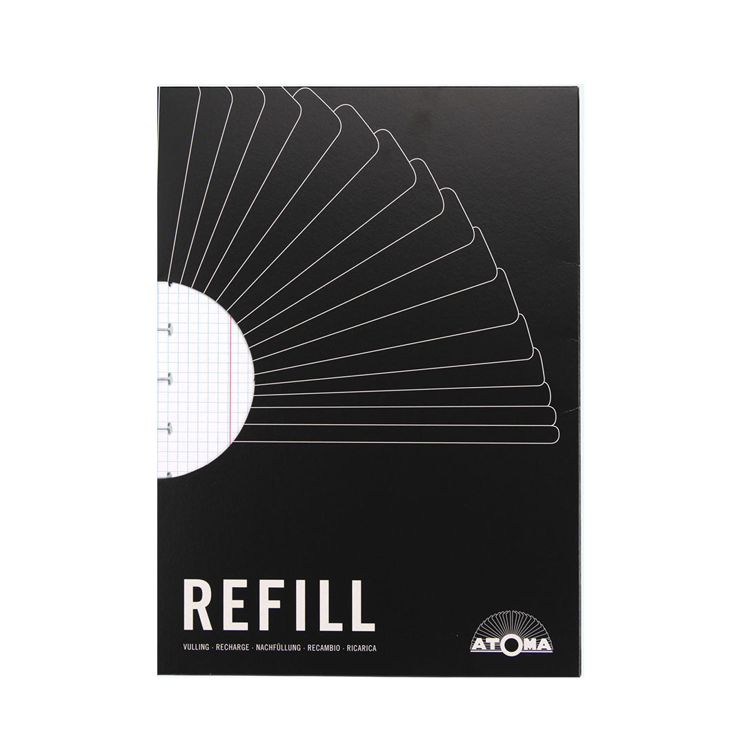 Atoma Notebook Refill Pad 210 x 295mm - White Paper Refill Sheets for Planner, Journal & Sketchbook - Perfect for Office, School & Creative Projects