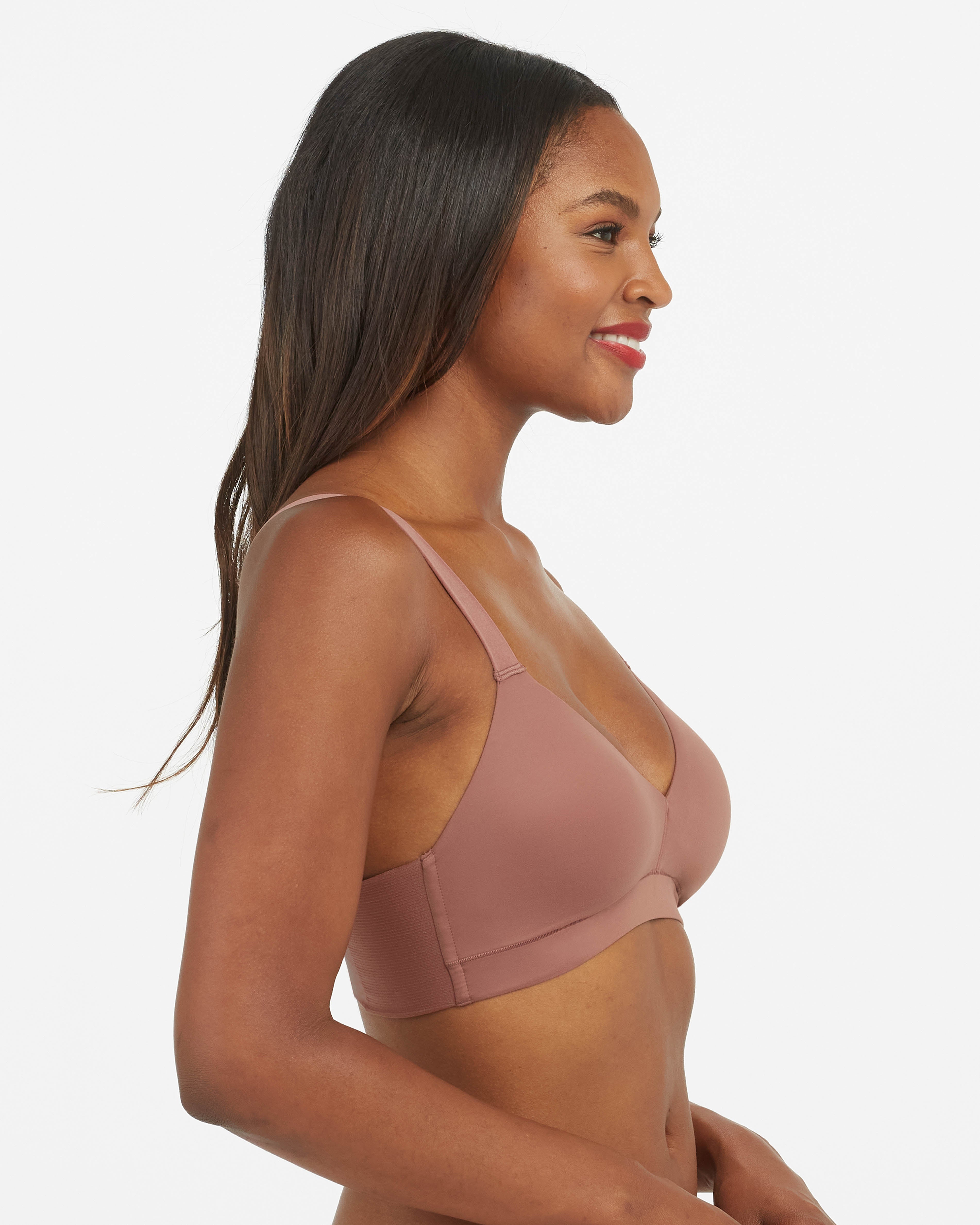 SPANX Smooth Comfort Lightly Lined Bralette - Wireless Support for Everyday Wear, Yoga & Lounge