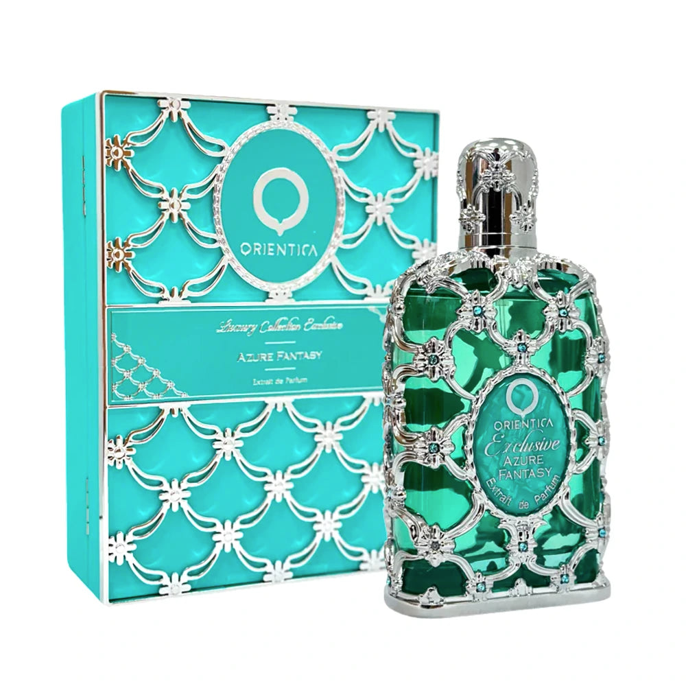 Azure Fantasy 2.7 oz Unisex Extrait De Parfum - Long Lasting Luxury Fragrance for Men & Women | Perfect for Date Night, Office & Special Occasions