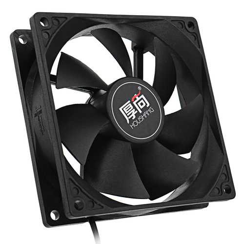 12V DC 90x90x25mm Double Ball Bearing 4400RPM High-Speed Cooling Fan for PC, CPU, GPU, Cabinet - Quiet & Durable Computer Case Fan for Optimal Airflow and Heat Dissipation