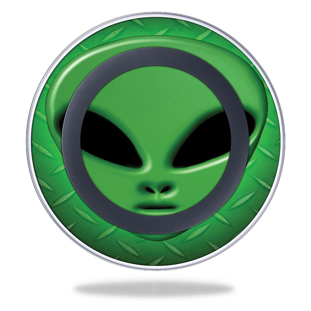 MightySkins Samsung Wireless Charging Pad Skin Wrap - Alien Invasion Design | Protective Cover Sticker for Samsung Charging Pad | Perfect for Home, Office & Travel Use