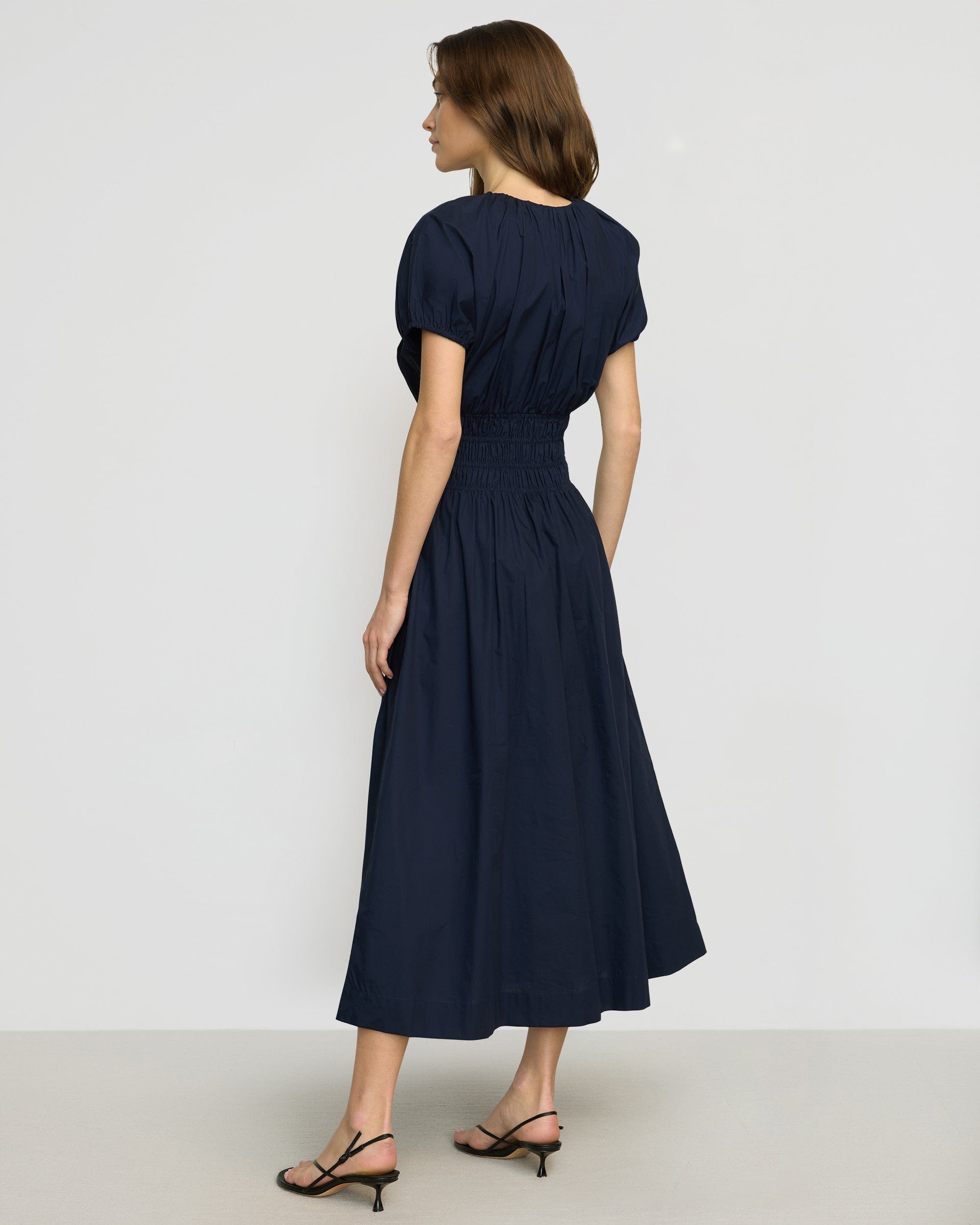 Kyla Organic Cotton Blouson Dress for Women - Eco-Friendly Casual Summer Dress for Beach, Vacation & Everyday Wear