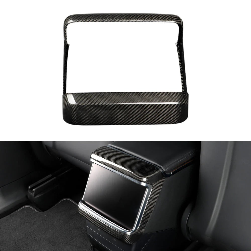 YESLAK Premium Carbon Fiber Interior Bundle for 2021+ Tesla Model S & Model X (Refreshed) - Dashboard, Center Console & Door Trim Kit | Luxury Car Accessories for Enhanced Interior Style & Protection