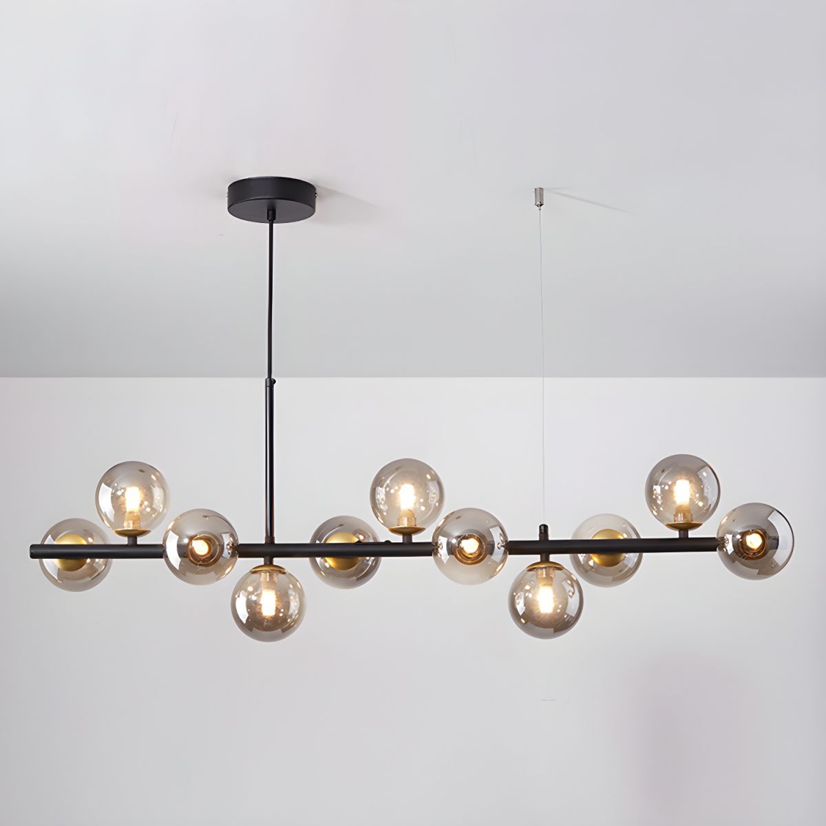 Aurelia Globe Chandelier - Modern Crystal Ceiling Light Fixture for Dining Room, Living Room, Bedroom | Elegant Lighting for Home Decor & Interior Design