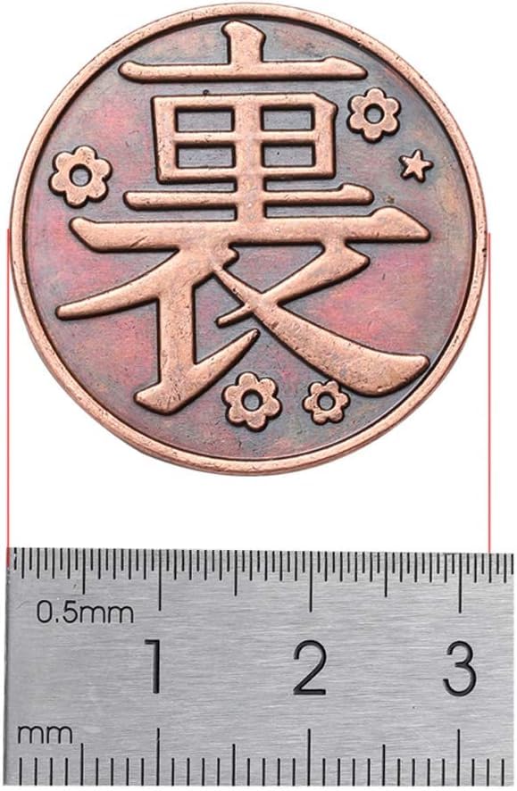 Anime Miss Kanao Cosplay Decision Making Bronze Coin - Perfect for Demon Slayer Cosplay, Halloween Costume Accessories & Anime Collectibles