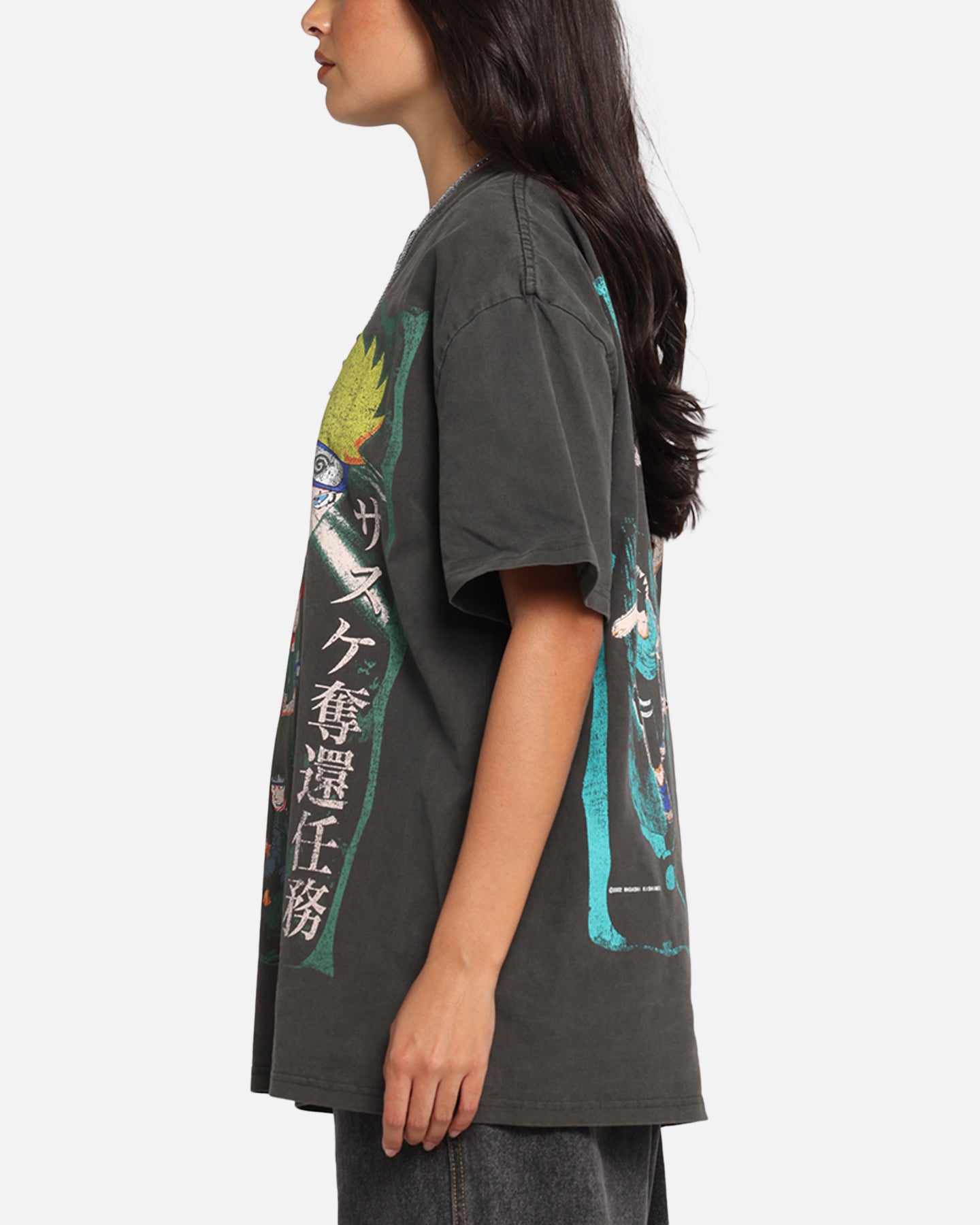 Naruto Sasuke Retrieval Heavy T-Shirt - Black Wash | Anime Graphic Tee for Men & Women | Perfect for Cosplay, Conventions & Casual Wear