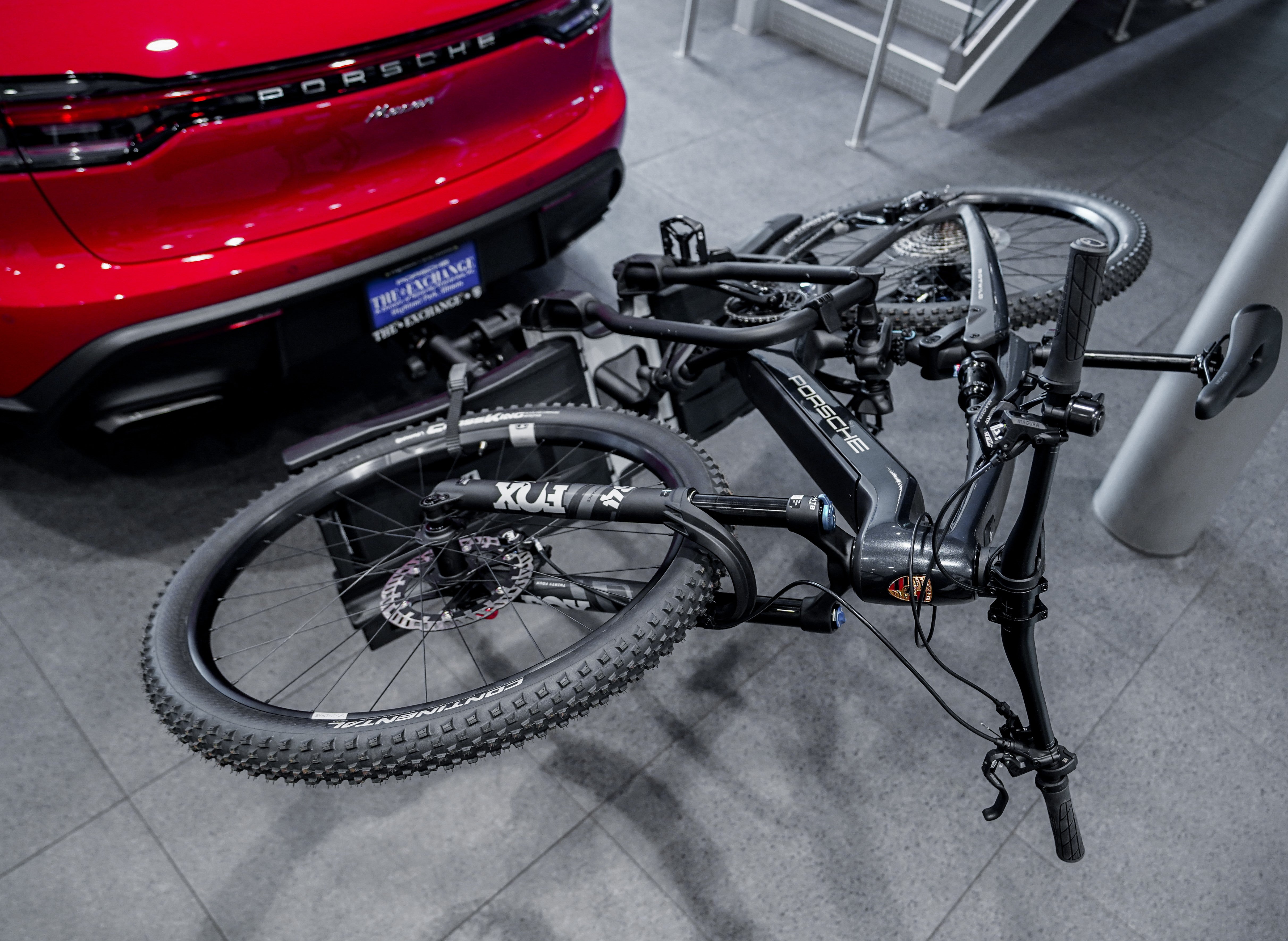 Porsche Bike Rack - Hitch Mounted Rear Bike Carrier for 2 Bikes (US Version) - Perfect for Road Trips & Outdoor Adventures