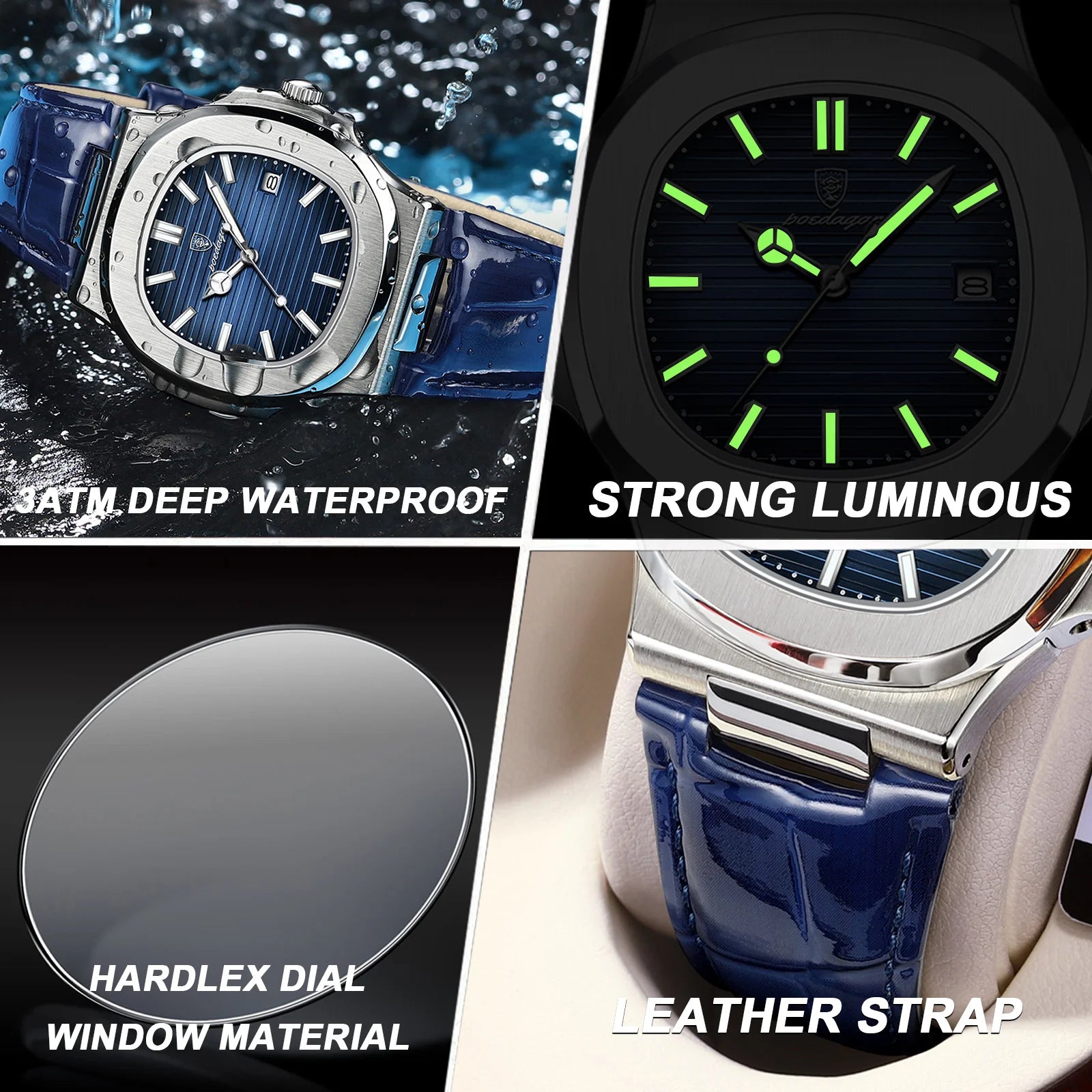Ghost Smart Watch - Fitness Tracker with Heart Rate Monitor, Sleep Tracking & Waterproof Design for Men & Women - Perfect for Running, Swimming & Daily Activity Tracking