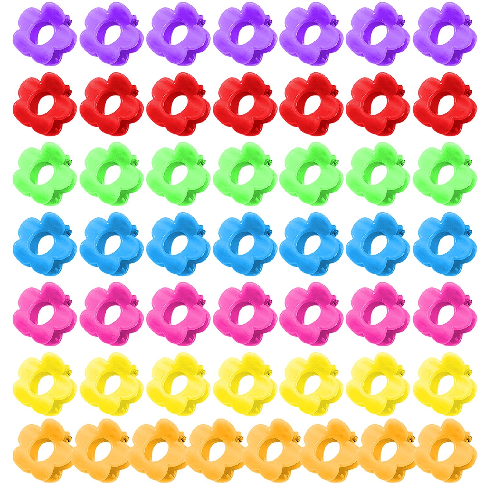 Assorted Color Mini Hair Clips for Girls & Women - Cute Jaw Barrettes Hairpins for Baby Kids (One Size) - Perfect for School, Parties & Daily Styling