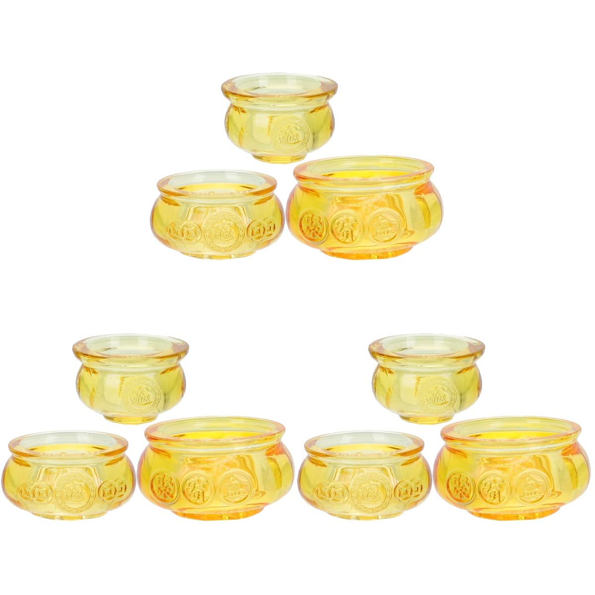 3-Piece Cornucopia Decoration Set - Traditional Ancestral Worship Bowls for Home Altar, Thanksgiving & Celebration Decor - Perfect for Festivals, Family Gatherings & Spiritual Ceremonies