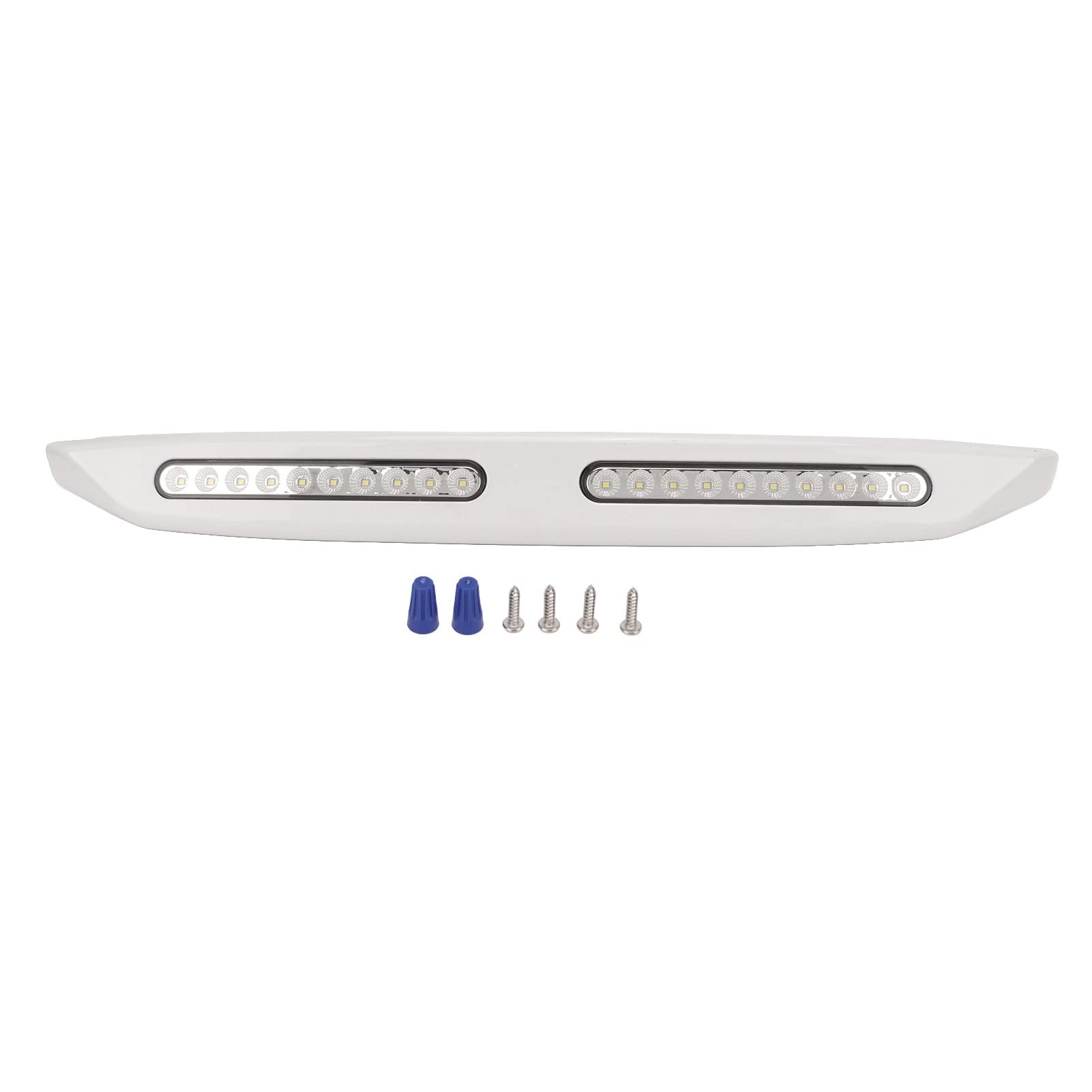 20 LED RV Light Bar - Waterproof 12V Exterior Utility Lights for Yachts, Campers & Porch Awnings | Bright White LED Reading Light for Outdoor & Marine Use