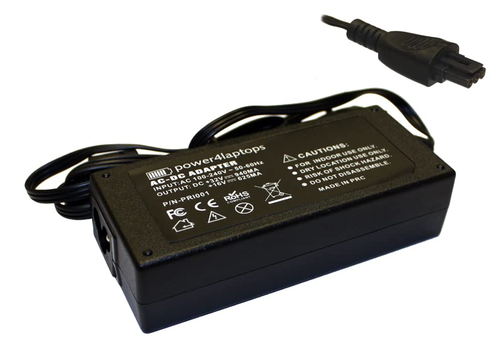 Original HP 0950-4392 Replacement AC Adapter Power Supply for HP Printers - Compatible with Multiple HP Printer Models (Home Office & Business Use)