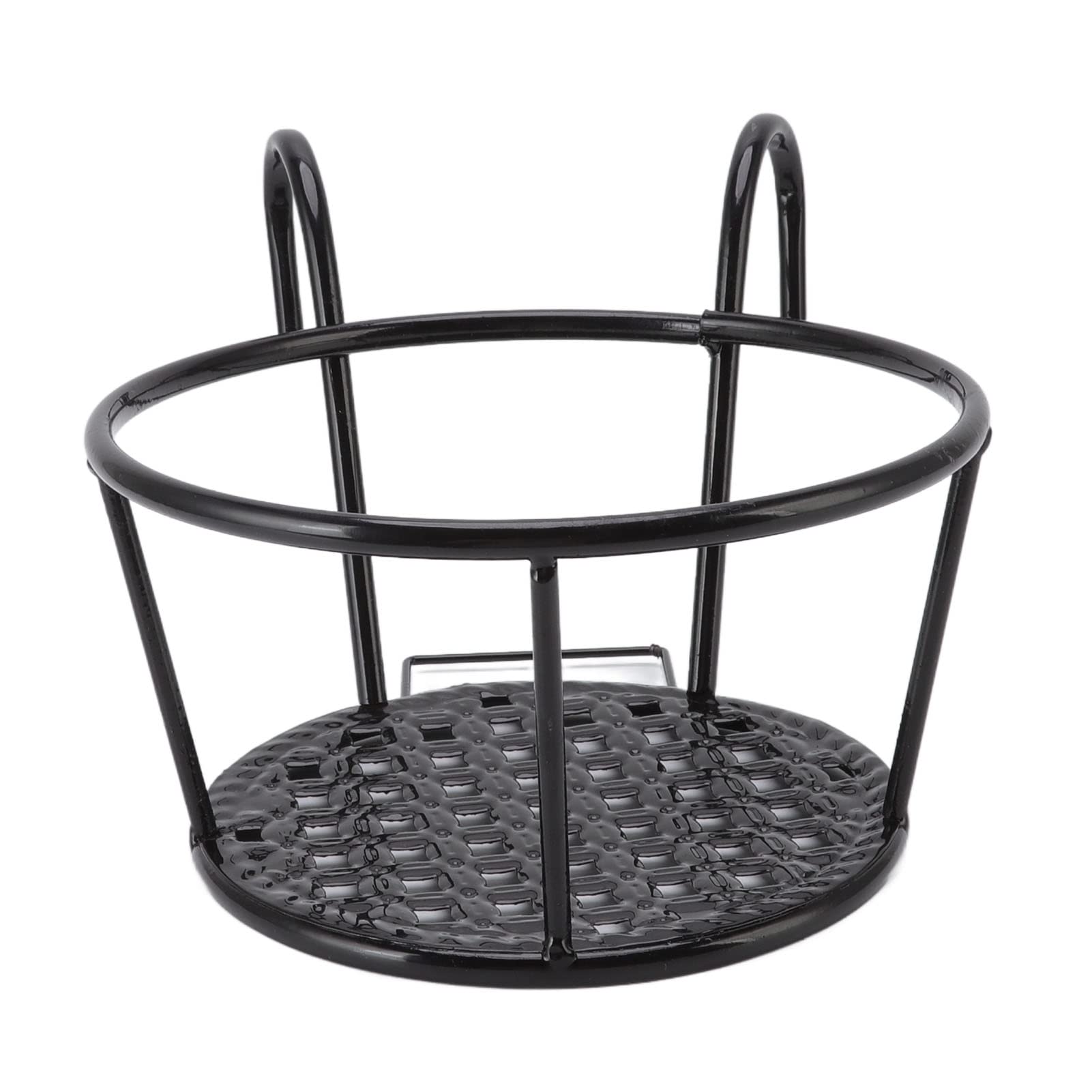 Heavy Duty Iron Plant Stand for Outdoor & Indoor Use - Thickened Metal Flower Pot Holder with Strong Load Bearing - Perfect for Hanging Baskets, Railing Planters in Kitchen, Balcony, Garden & Patio Decor