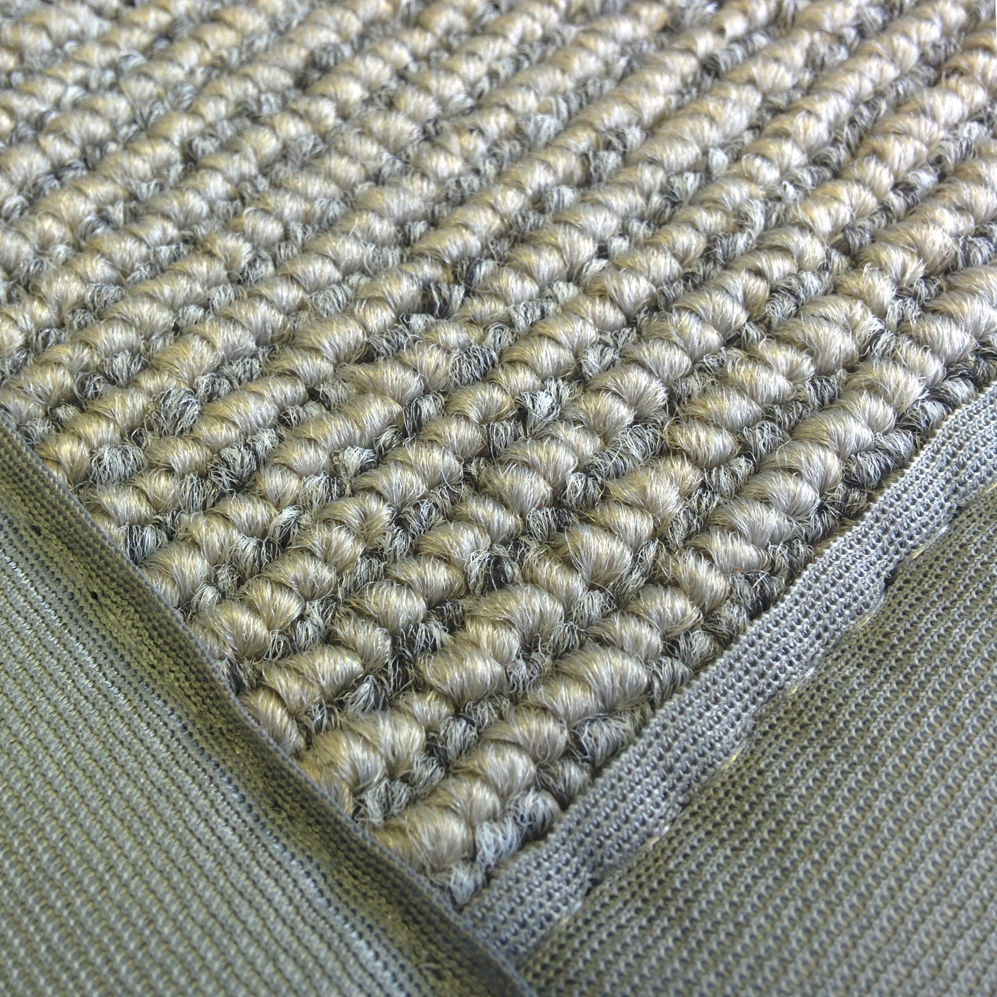 Premium Synthetic Sisal Runner Rug - Soft, Stain Resistant & Easy to Clean - Silver Grey 28.5