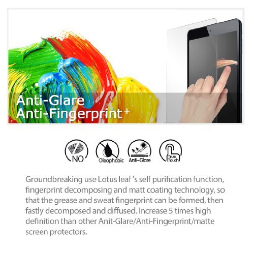 iCarez Matte Anti-Glare Screen Protector for iPad Pro 10.5 (2017) & iPad Air 3 (2019) - 2 Pack HD Clear Film for Eye Protection - Perfect for Office, School & Outdoor Use
