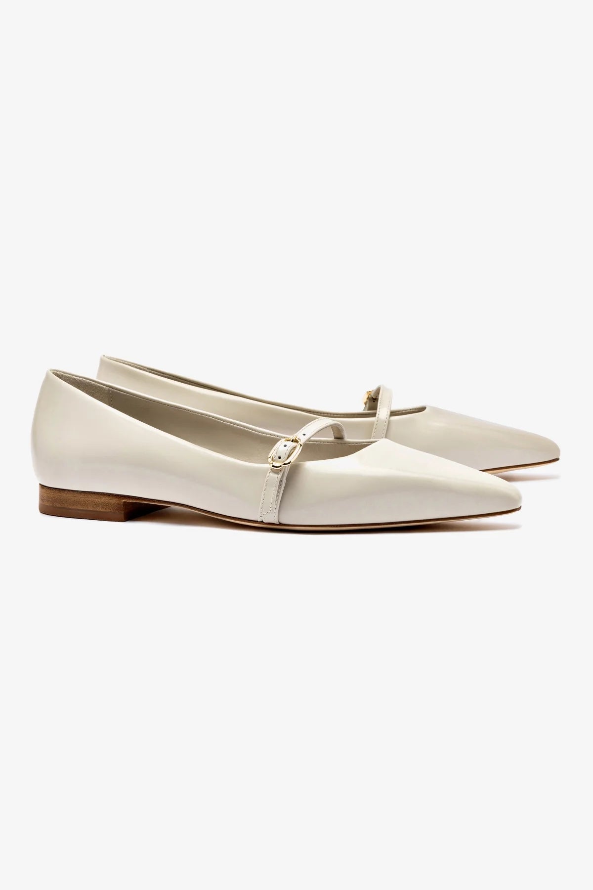 Irene Flat Shoes in Mushroom Grey Leather - Comfortable Women's Loafers for Work, Office & Casual Wear
