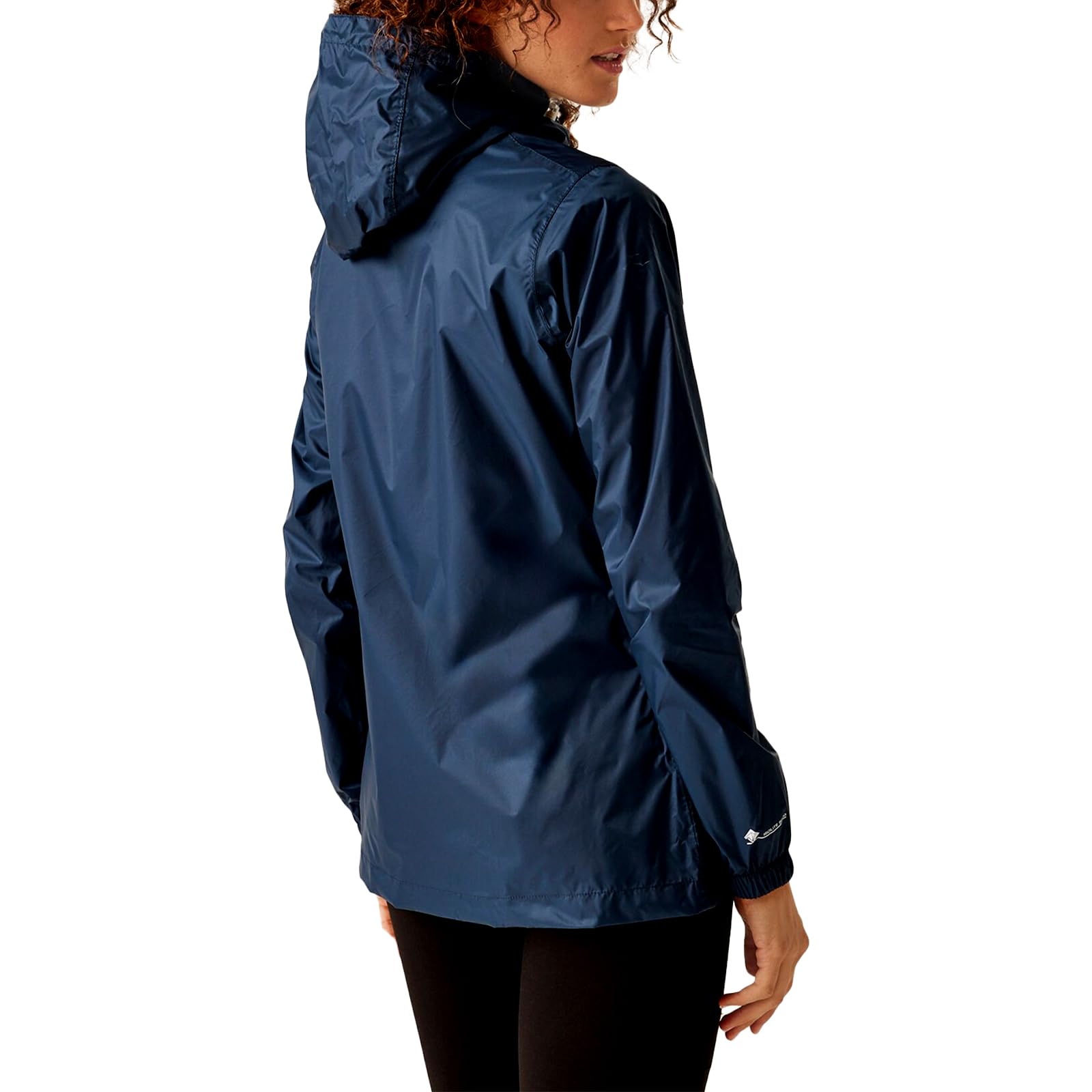 Waterproof Women's Jacket Pack-It AW21 XL Navy Blue - Lightweight Raincoat for Hiking, Travel & Outdoor Activities