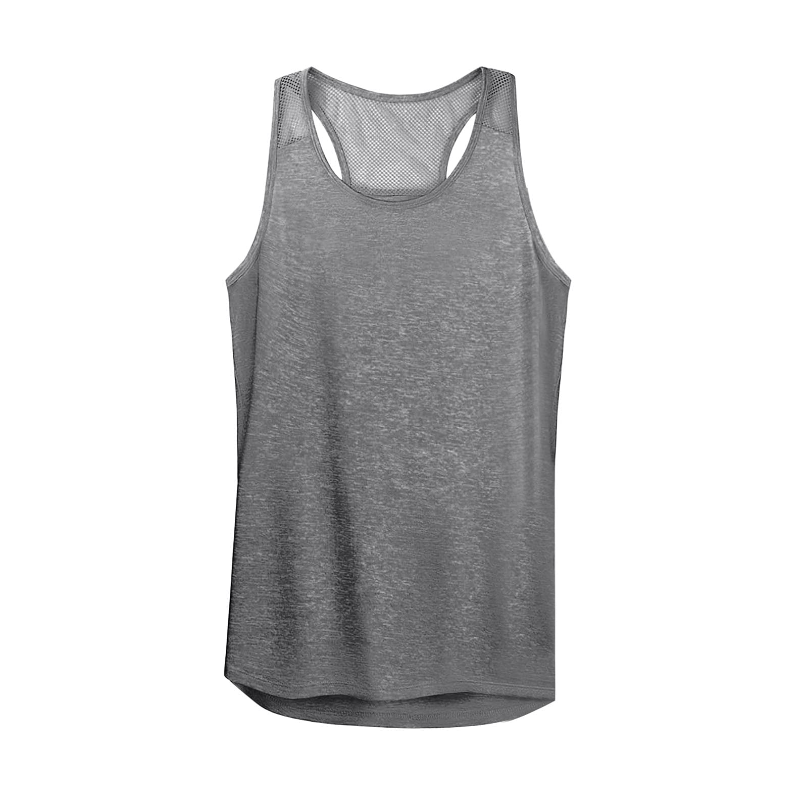 Breathable Mesh Yoga Tops for Women - Racerback Workout Shirts & Running Tank Tops - Comfortable Athletic Apparel for Yoga, Gym & Outdoor Activities