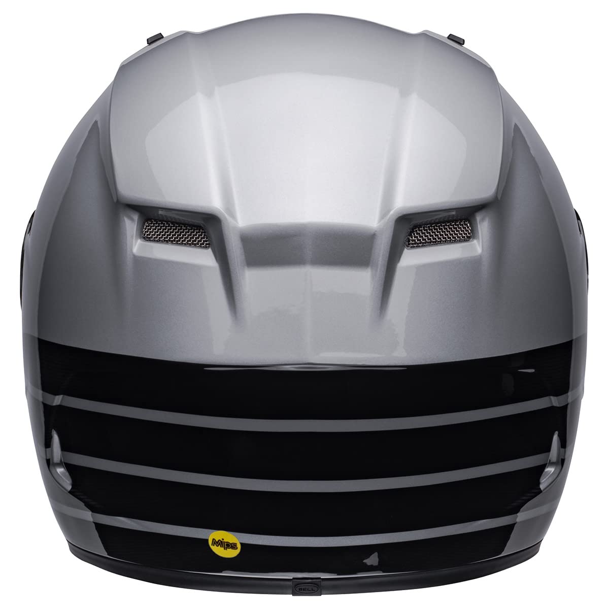 BELL Qualifier DLX MIPS Street Motorcycle Helmet - Ace 4 Gloss Gray/Charcoal - Medium Size - DOT Certified for Urban Commuting & Road Safety