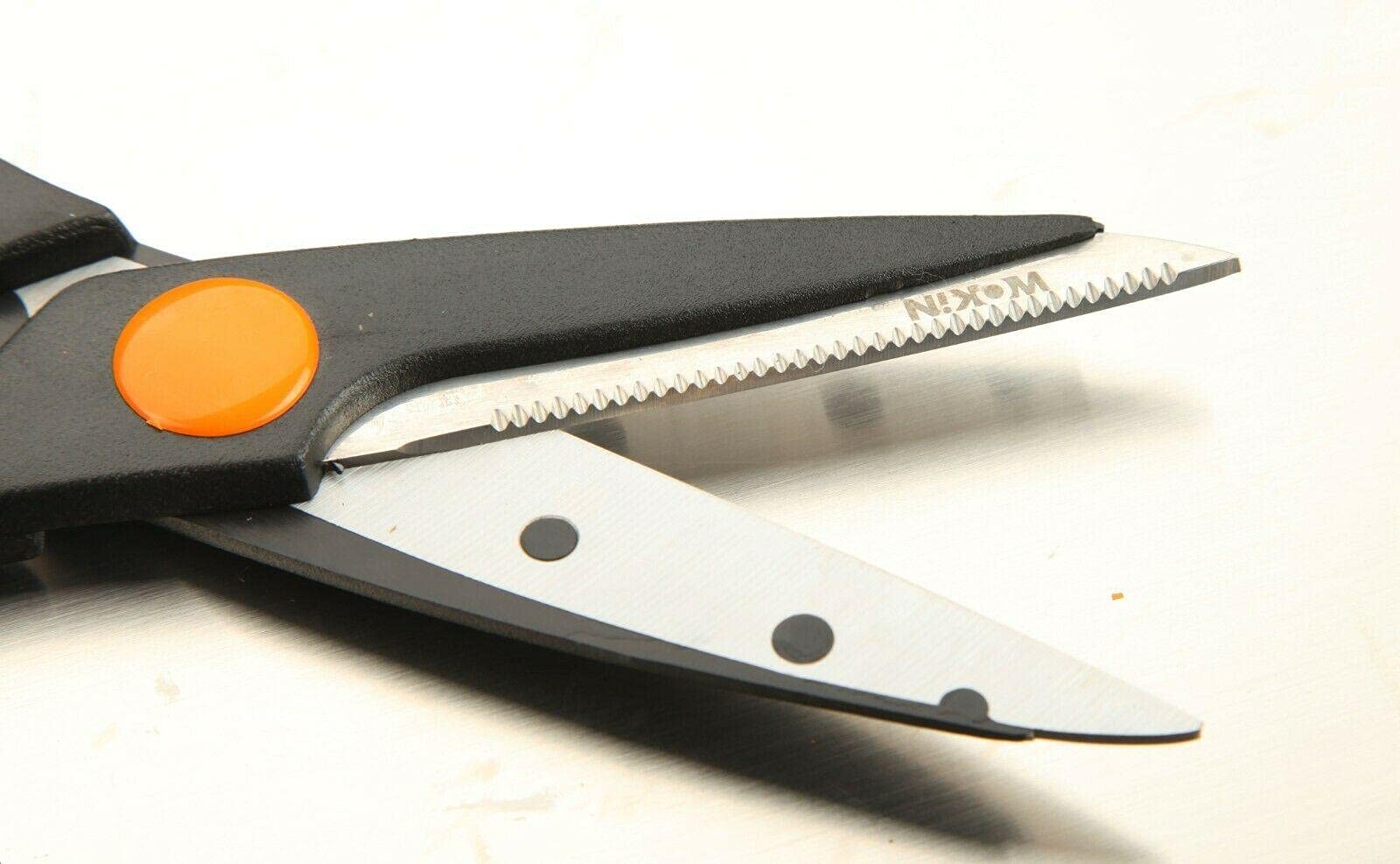 TOOLSTEK Professional Kitchen Scissors - Ultra Sharp Stainless Steel Shears for Cutting Chicken, Fish, Meat, Vegetables, Herbs & BBQ Bones - Heavy Duty Multi-Purpose Cooking Shears - Perfect for Meal Prep, Butchering & Food Preparation