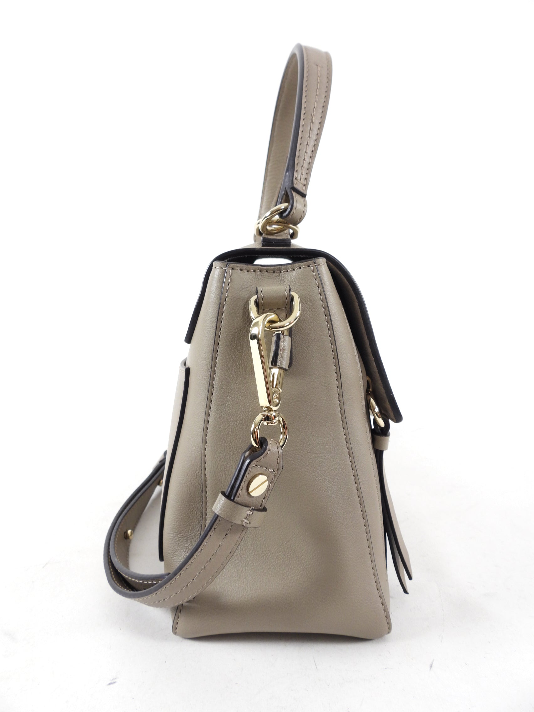 Chloe Faye Double Carry Bag Genuine Smooth Calfskin Leather - Perfect for Work, Travel & Everyday Use
