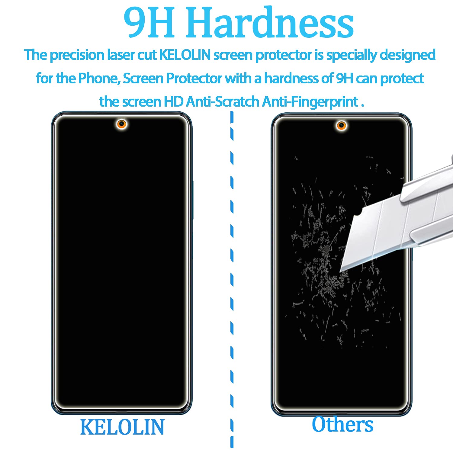 3-Pack KELOLIN Tempered Glass for Xiaomi Poco F3 - Anti-Scratch, Bubble-Free - Perfect for Gaming & Daily Use