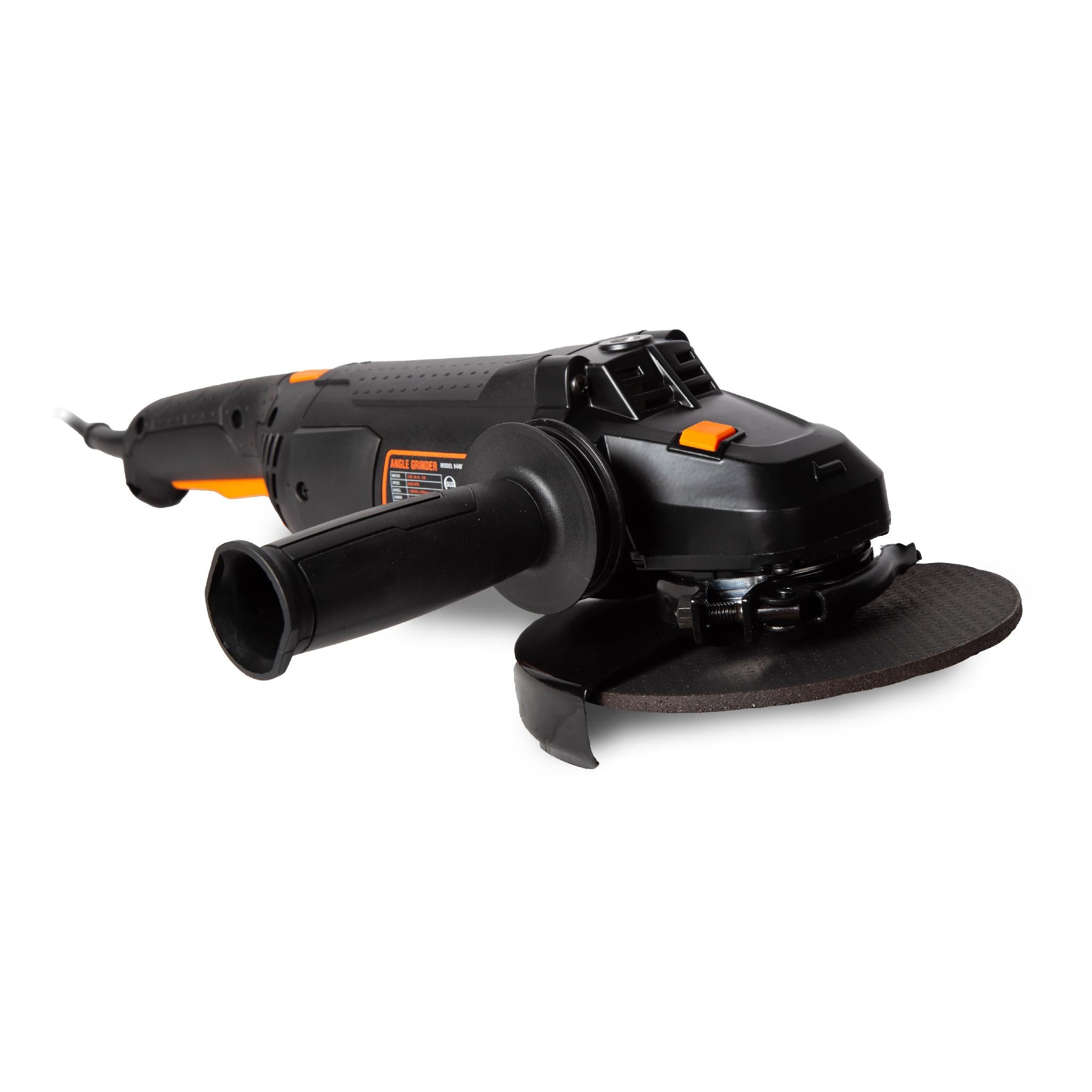 WEN 94487 15 Amp 7 Inch Angle Grinder with Reversible Handle - Professional Metal Cutting & Grinding Tool for DIY Projects, Construction, and Home Renovation